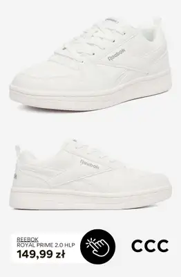 CCC - gazetka promocyjna NOWA KOLEKCJA DAMSKA - białe sneakersy od wtorku 28.07  - strona 9