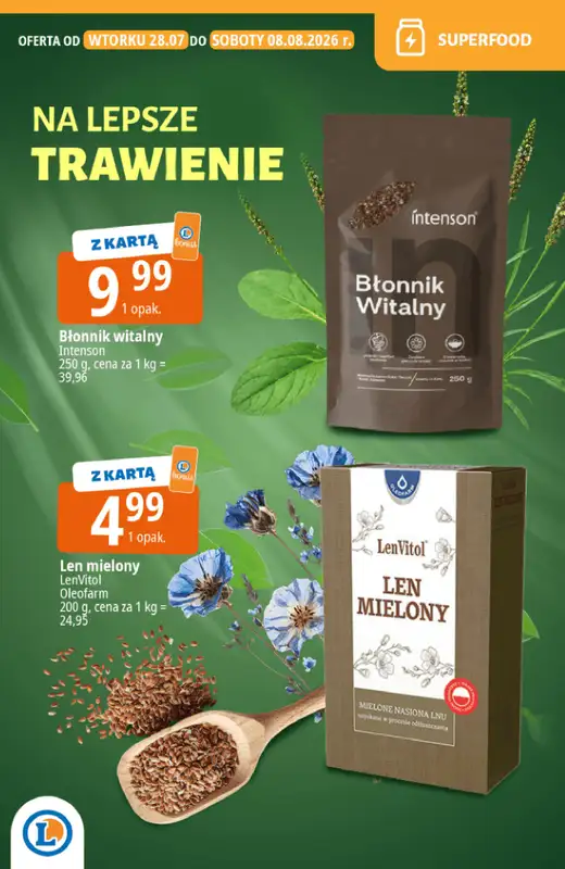 Leclerc - gazetka promocyjna Bądź w dobrej formie! od wtorku 28.07 do soboty 08.08 - strona 3