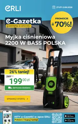 ERLI - gazetka promocyjna Sprzęt gotowy do pracy – sprawdź okazje Erli! od środy 29.07 do niedzieli 02.08