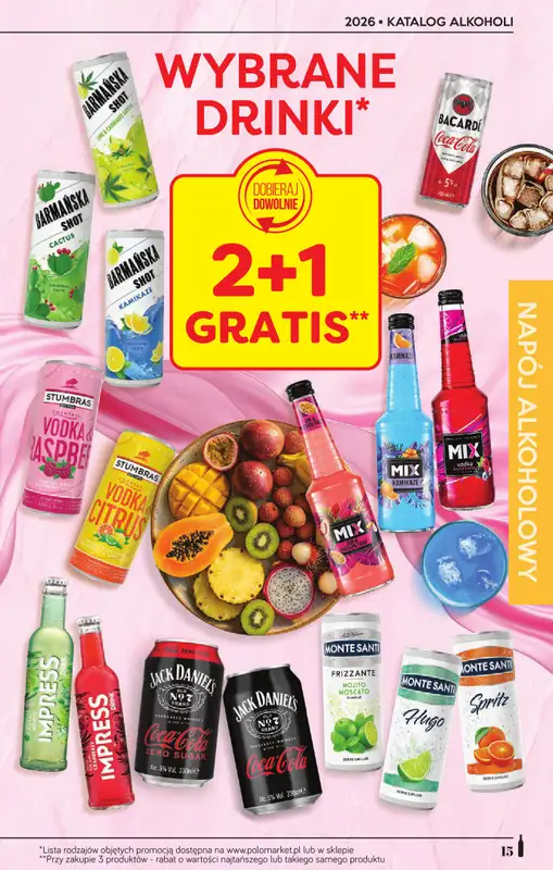POLOmarket - gazetka promocyjna Katalog alkoholi  do środy 12.08 - strona 15