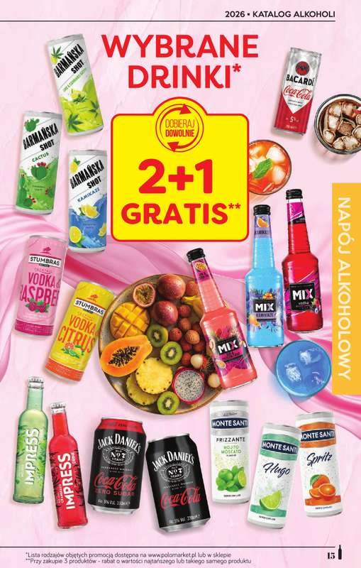 POLOmarket - gazetka promocyjna Katalog alkoholi  do środy 12.08 - strona 15