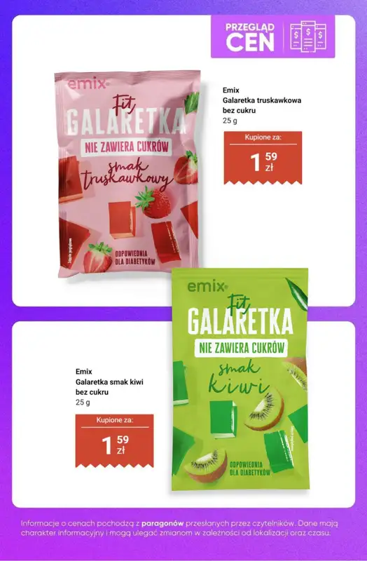Dino - gazetka promocyjna Produkty BEZ DODATKU CUKRU - przegląd cen od czwartku 30.07 do wtorku 04.08 - strona 4
