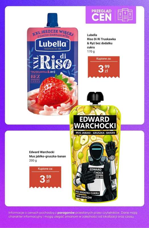 Dino - gazetka promocyjna Produkty BEZ DODATKU CUKRU - przegląd cen od czwartku 30.07 do wtorku 04.08 - strona 5