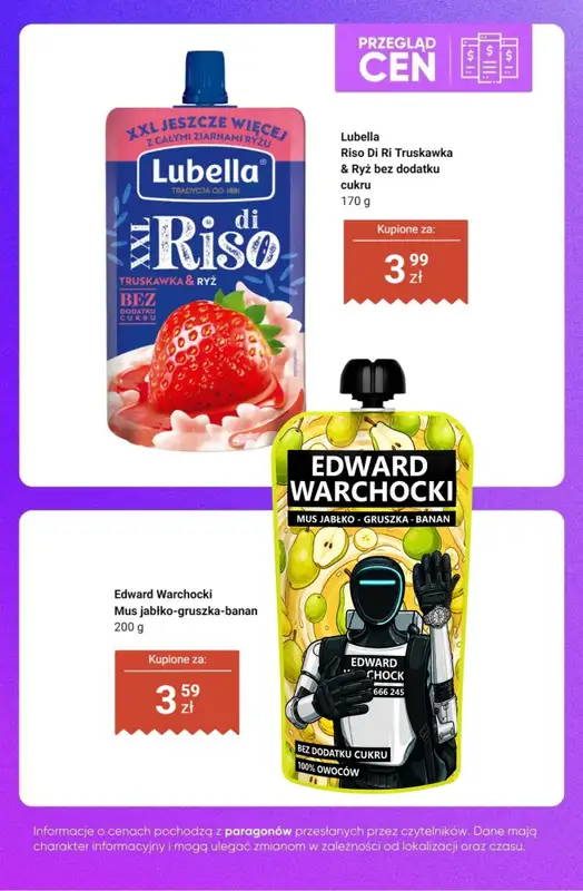 Dino - gazetka promocyjna Produkty BEZ DODATKU CUKRU - przegląd cen od czwartku 30.07 do wtorku 04.08 - strona 5