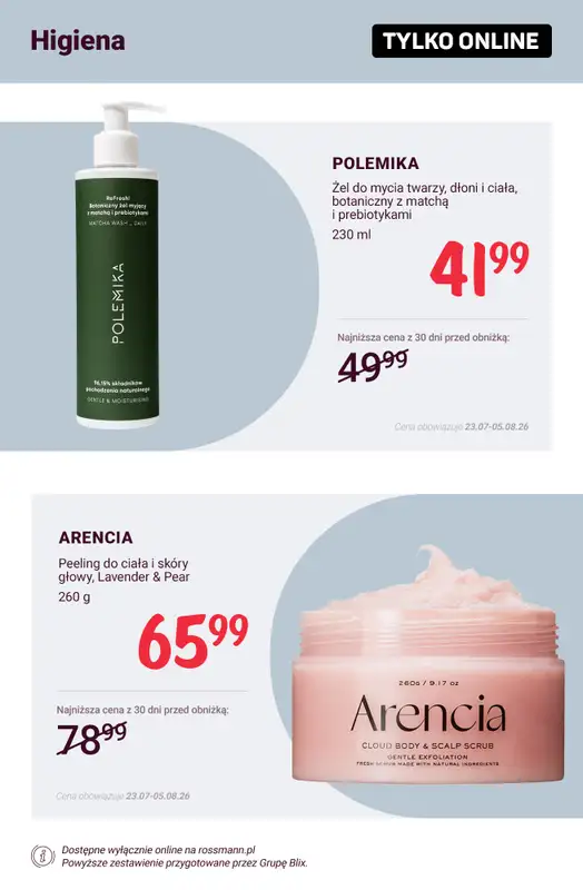 Rossmann - gazetka promocyjna Promocje TYLKO ONLINE od wtorku 28.07 do środy 05.08 - strona 8