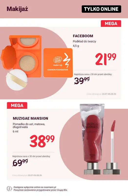 Rossmann - gazetka promocyjna Promocje TYLKO ONLINE od wtorku 28.07 do środy 05.08 - strona 2