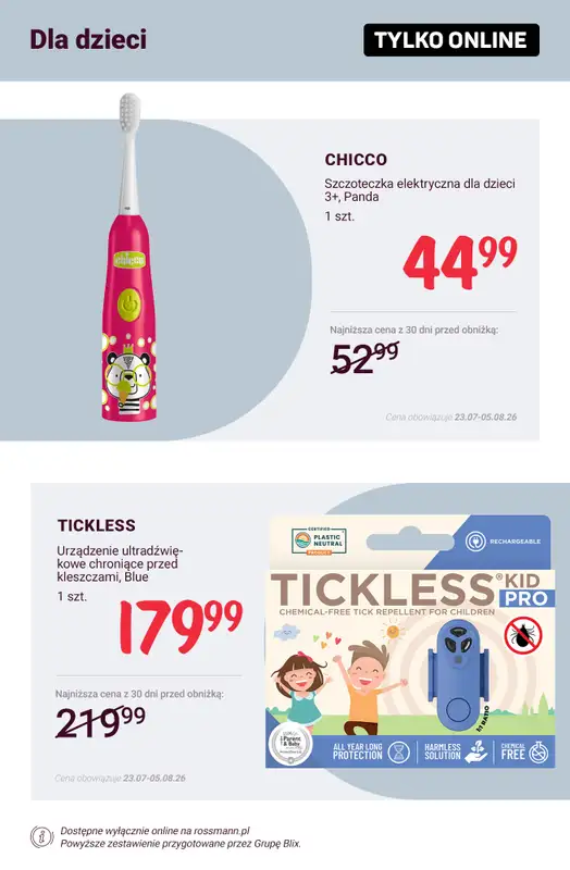 Rossmann - gazetka promocyjna Promocje TYLKO ONLINE od wtorku 28.07 do środy 05.08 - strona 10