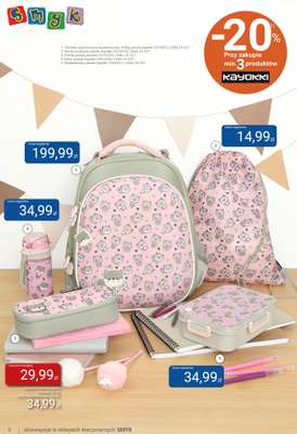 Smyk - gazetka promocyjna Wszystko do szkoły - katalog od wtorku 28.07 do środy 12.08 - strona 8
