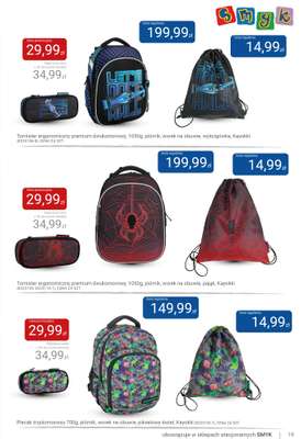 Smyk - gazetka promocyjna Wszystko do szkoły - katalog od wtorku 28.07 do środy 12.08 - strona 19