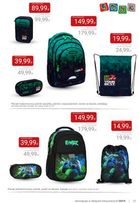 Smyk - gazetka promocyjna Wszystko do szkoły - katalog od wtorku 28.07 do środy 12.08 - strona 23
