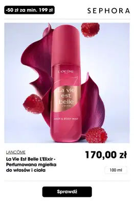 Sephora - gazetka promocyjna -50 zł na mini produkty i mgiełki zapachowe przy min. 199 zł od wtorku 28.07 do niedzieli 02.08 - strona 4