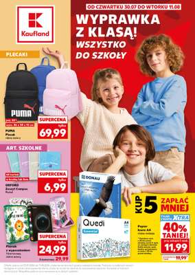Kaufland - gazetka promocyjna Oferta Kaufland - do Szkoły! od czwartku 30.07 do wtorku 11.08