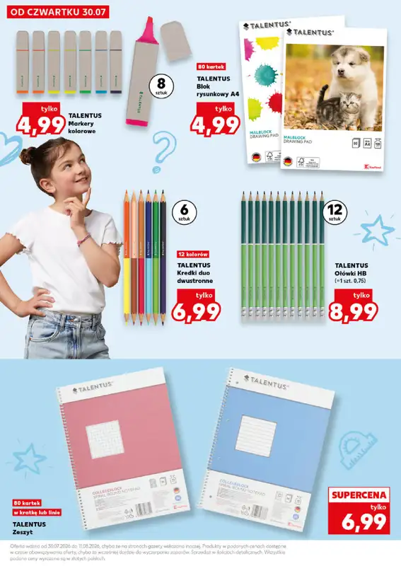 Kaufland - gazetka promocyjna Oferta Kaufland - do Szkoły! od czwartku 30.07 do wtorku 11.08 - strona 23