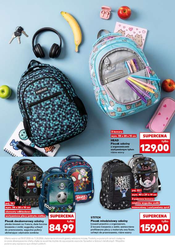 Kaufland - gazetka promocyjna Oferta Kaufland - do Szkoły! od czwartku 30.07 do wtorku 11.08 - strona 31