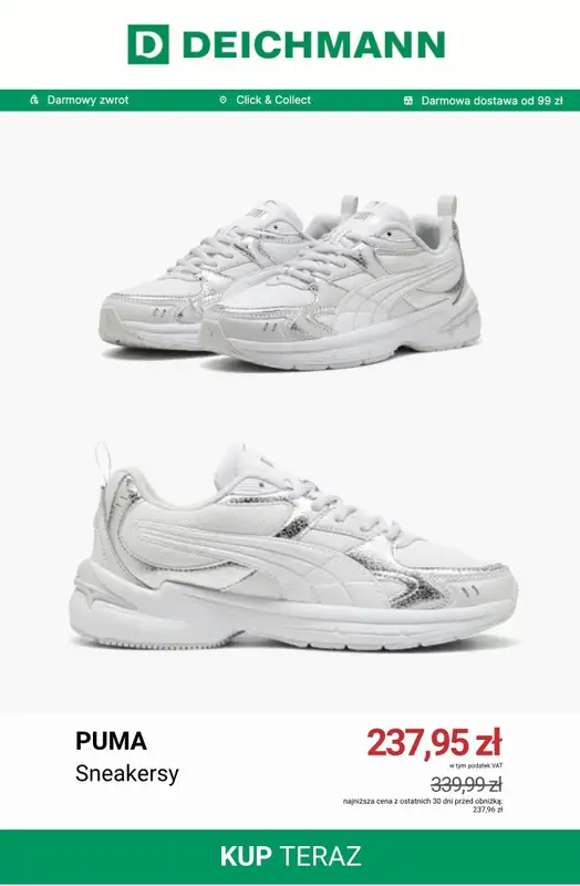 Deichmann - gazetka promocyjna Buty damskie Puma od wtorku 28.07  - strona 12