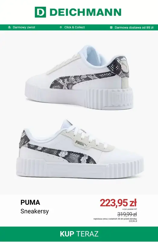 Deichmann - gazetka promocyjna Buty damskie Puma od wtorku 28.07  - strona 10