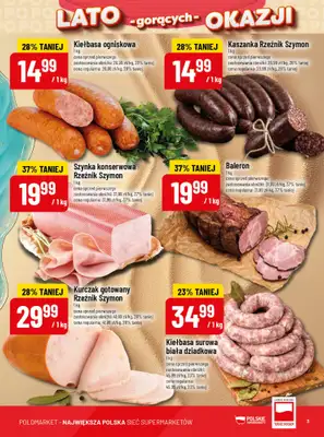POLOmarket - gazetka promocyjna Lato gorących okazji od środy 29.07 do wtorku 04.08 - strona 3