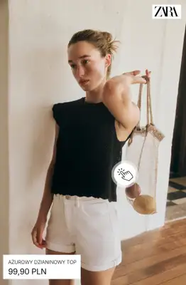 Zara - gazetka promocyjna Topy damskie od wtorku 28.07  - strona 11