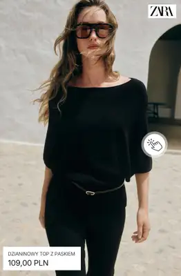 Zara - gazetka promocyjna Topy damskie od wtorku 28.07  - strona 7
