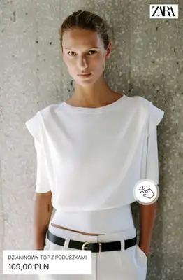 Zara - gazetka promocyjna Topy damskie od wtorku 28.07  - strona 12