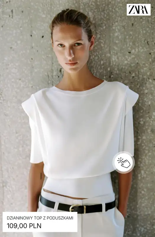 Zara - gazetka promocyjna Topy damskie od wtorku 28.07  - strona 12