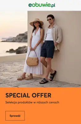 eobuwie.pl - gazetka promocyjna Specjalne oferty! od wtorku 28.07 do niedzieli 09.08