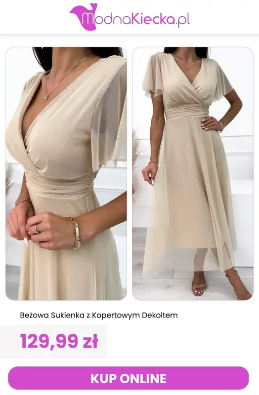 Modna Kiecka - gazetka promocyjna Sukienki wieczorowe od wtorku 28.07  - strona 9