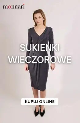 Monnari - gazetka promocyjna Przecenione sukienki wieczorowe od wtorku 28.07 
