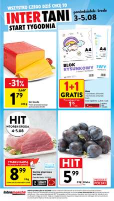Intermarche - gazetka promocyjna Gazetka od czwartku 30.07 do środy 05.08 - strona 44