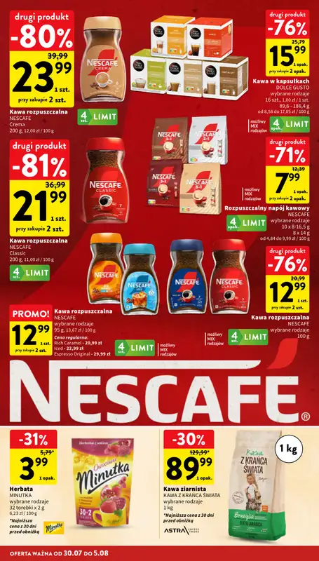 Intermarche - gazetka promocyjna Gazetka od czwartku 30.07 do środy 05.08 - strona 30