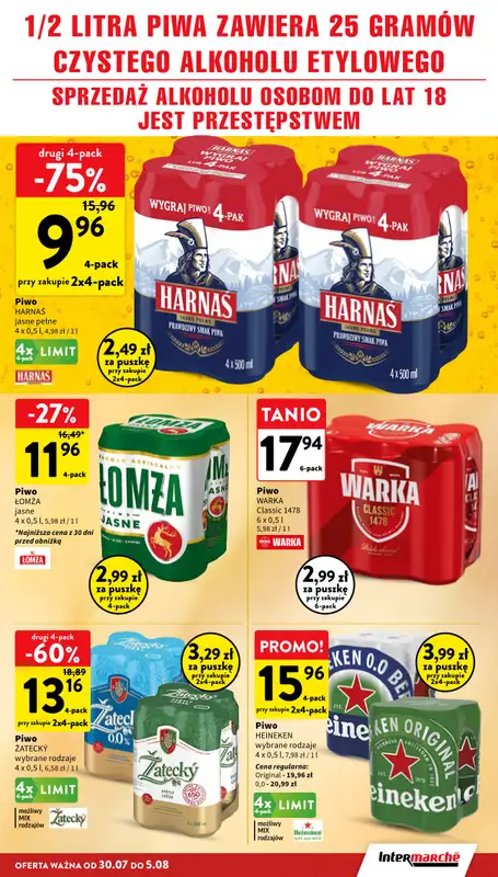 Intermarche - gazetka promocyjna Gazetka od czwartku 30.07 do środy 05.08 - strona 33