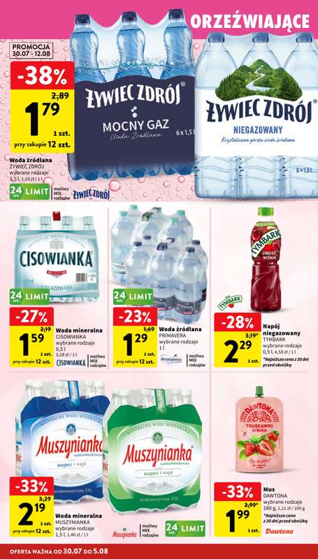 Intermarche - gazetka promocyjna Gazetka od czwartku 30.07 do środy 05.08 - strona 34