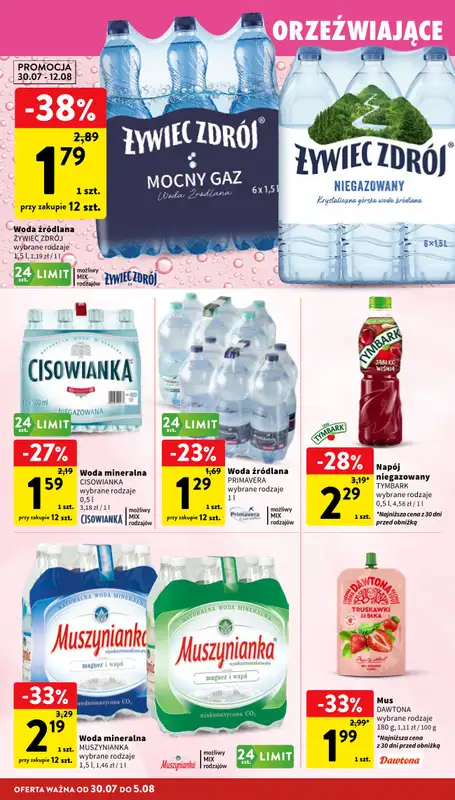 Intermarche - gazetka promocyjna Gazetka od czwartku 30.07 do środy 05.08 - strona 34