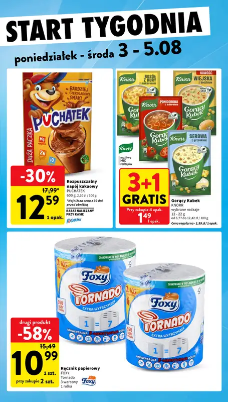 Intermarche - gazetka promocyjna Intertani start tygodnia od poniedziałku 03.08 do środy 05.08 - strona 3
