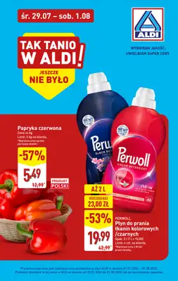 Aldi - gazetka promocyjna Tak tanio w Aldi! od środy 29.07 do soboty 01.08
