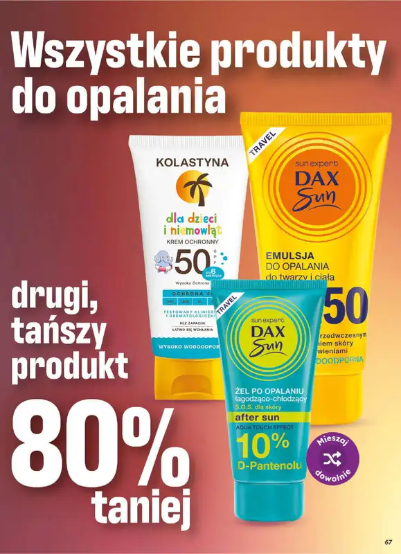 Dino - gazetka promocyjna Gazetka 31 / 2026 od środy 29.07 do wtorku 04.08 - strona 67