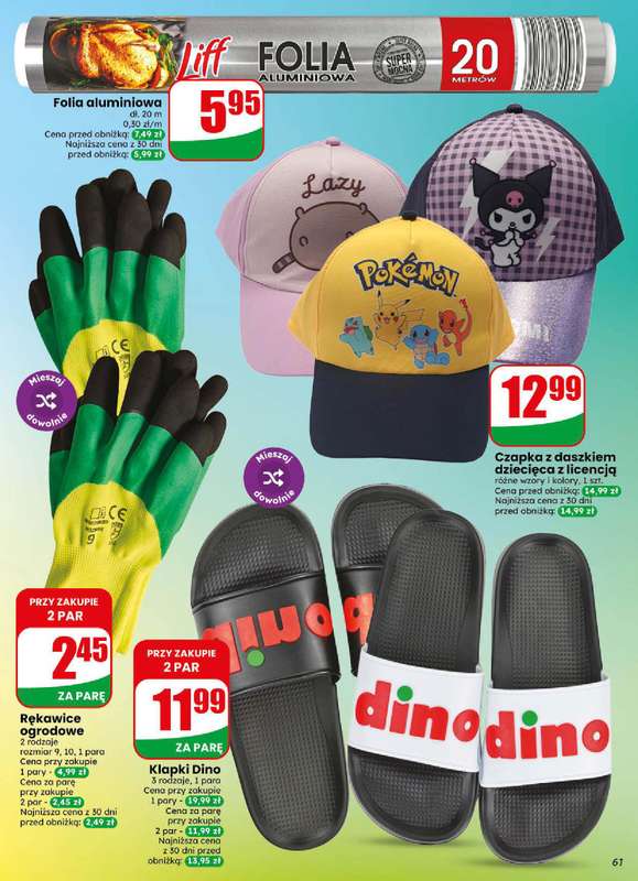 Dino - gazetka promocyjna Gazetka 31 / 2026 od środy 29.07 do wtorku 04.08 - strona 61