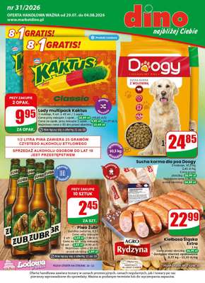 Dino - gazetka promocyjna Gazetka 31 / 2026 od środy 29.07 do wtorku 04.08