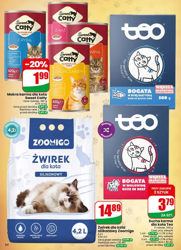 Dino - gazetka promocyjna Gazetka 31 / 2026 od środy 29.07 do wtorku 04.08 - strona 64