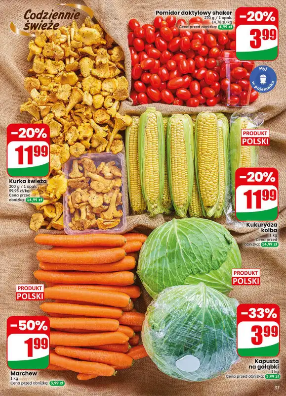 Dino - gazetka promocyjna Gazetka 31 / 2026 od środy 29.07 do wtorku 04.08 - strona 35