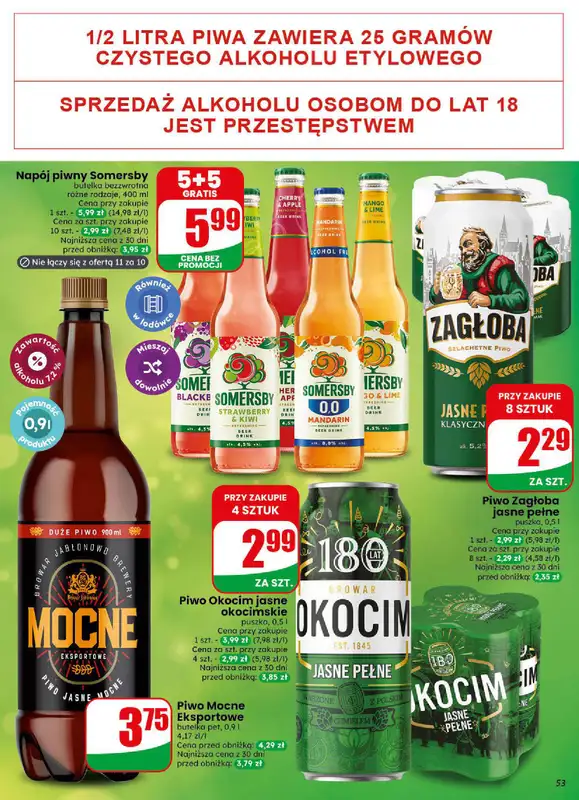 Dino - gazetka promocyjna Gazetka 31 / 2026 od środy 29.07 do wtorku 04.08 - strona 53