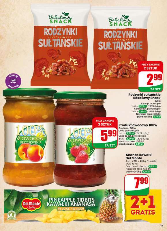Dino - gazetka promocyjna Gazetka 31 / 2026 od środy 29.07 do wtorku 04.08 - strona 15