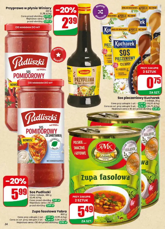 Dino - gazetka promocyjna Gazetka 31 / 2026 od środy 29.07 do wtorku 04.08 - strona 24