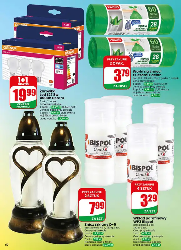 Dino - gazetka promocyjna Gazetka 31 / 2026 od środy 29.07 do wtorku 04.08 - strona 62