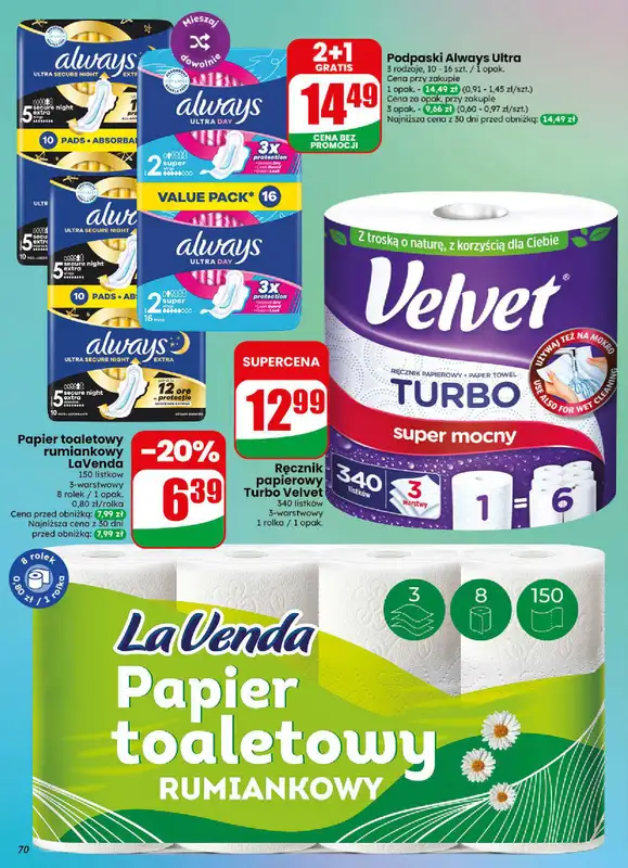 Dino - gazetka promocyjna Gazetka 31 / 2026 od środy 29.07 do wtorku 04.08 - strona 70
