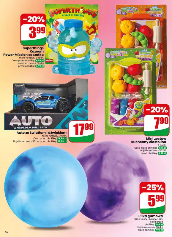 Dino - gazetka promocyjna Gazetka 31 / 2026 od środy 29.07 do wtorku 04.08 - strona 56