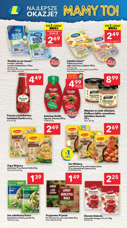 LEWIATAN - gazetka promocyjna Mamy TO w Lewiatanie – Zachód od czwartku 30.07 do środy 05.08 - strona 4
