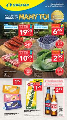 LEWIATAN - gazetka promocyjna Mamy TO w Lewiatanie – Zachód od czwartku 30.07 do środy 05.08