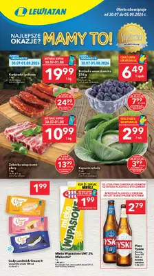 LEWIATAN - gazetka promocyjna Mamy TO w Lewiatanie – Zachód od czwartku 30.07 do środy 05.08