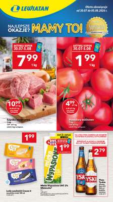 LEWIATAN - gazetka promocyjna Mamy TO w Lewiatanie – woj. podkarpackie od czwartku 30.07 do środy 05.08